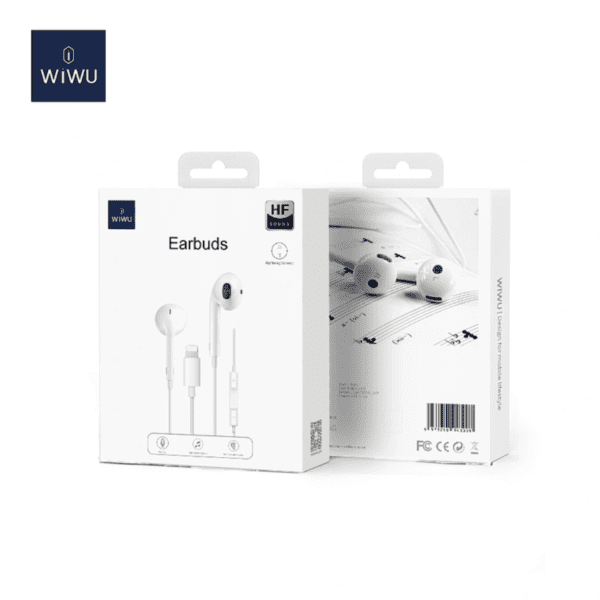 WiWU Wired earphone EB302 Plug and play lightning earphone